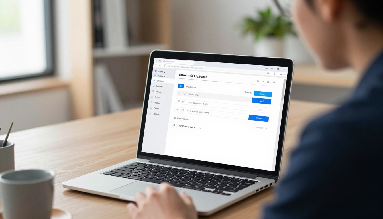 A user reviews account data export and deletion options